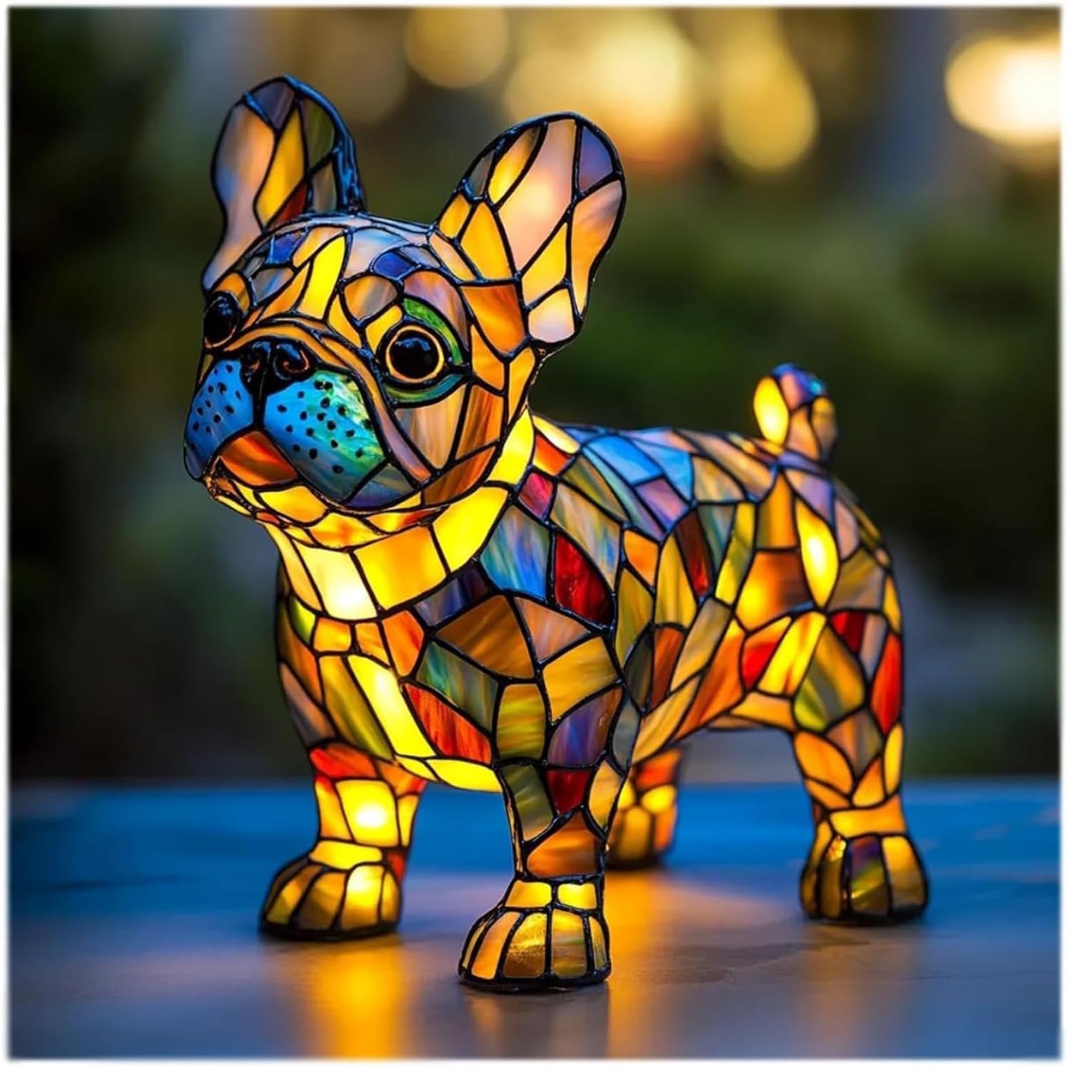 Léa | Lampe Décorative en Verre Coloré pour Amateurs de Décoration
